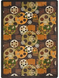 Joy Carpets Any Day Matinee Blockbuster Brown